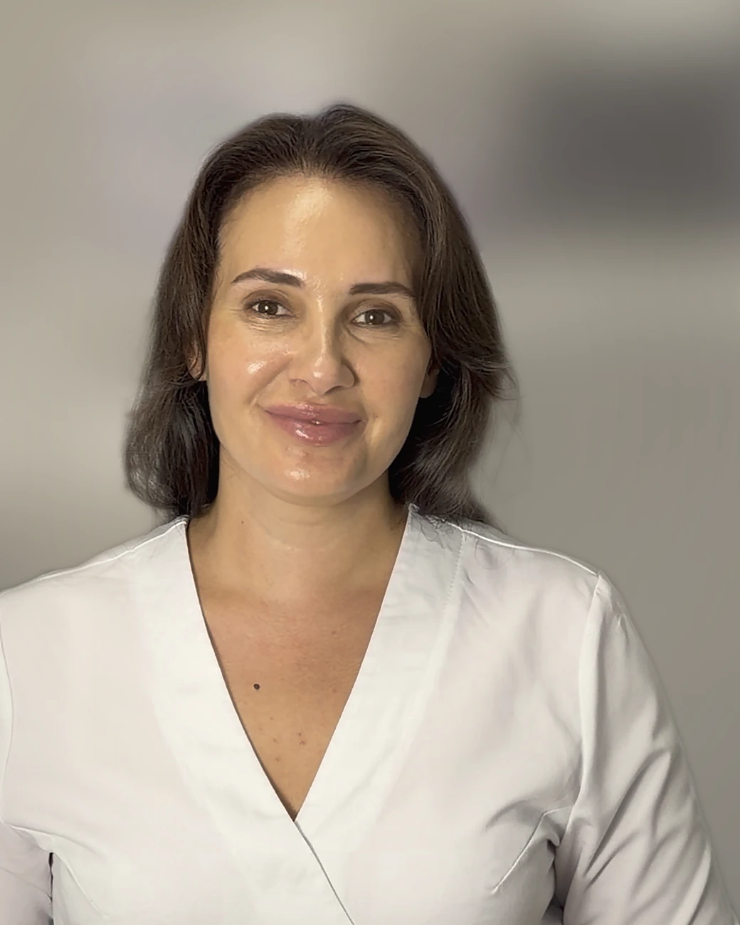 Marina Barnowska, lekarz medycyny estetycznej, w gabinecie
